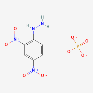 molecular formula C6H6N4O8P-3 B11746545 (2,4-Dinitrophenyl)hydrazine phosphate 