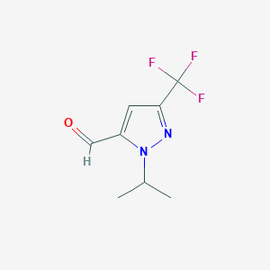 1-isopropyl-3-(trifluoromethyl)-1H-pyrazole-5-carbaldehyde