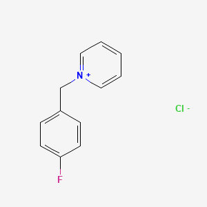 molecular formula C12H11ClFN B11746583 4-Fluoro-benzylpyridinium chloride 