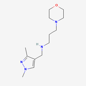 [(1,3-dimethyl-1H-pyrazol-4-yl)methyl][3-(morpholin-4-yl)propyl]amine