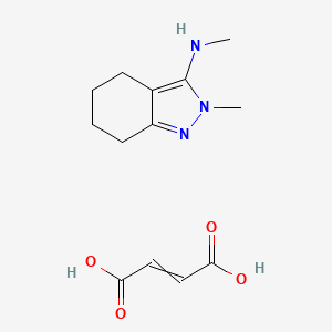 N,2-dimethyl-4,5,6,7-tetrahydro-2H-indazol-3-amine; but-2-enedioic acid