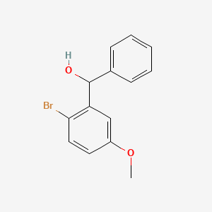 (2-Bromo-5-methoxyphenyl)(phenyl)methanol