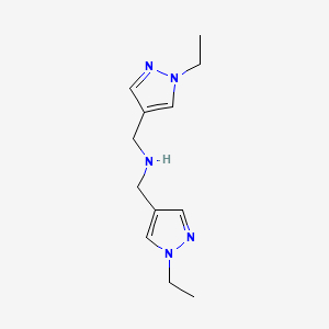 bis[(1-ethyl-1H-pyrazol-4-yl)methyl]amine