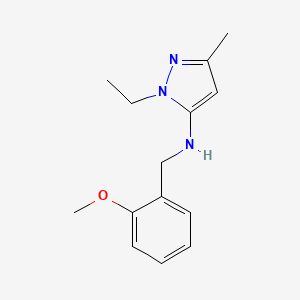 1-ethyl-N-(2-methoxybenzyl)-3-methyl-1H-pyrazol-5-amine