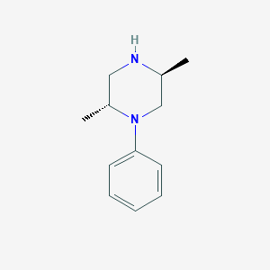 molecular formula C12H18N2 B11746730 (2R,5S)-2,5-Dimethyl-1-phenyl-piperazine 