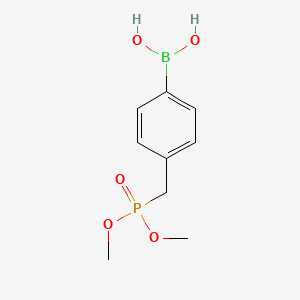 {4-[(Dimethoxyphosphoryl)methyl]phenyl}boronic acid