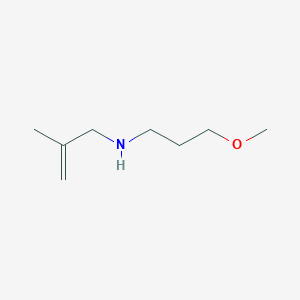 molecular formula C8H17NO B11746758 (3-Methoxypropyl)(2-methylprop-2-en-1-yl)amine 