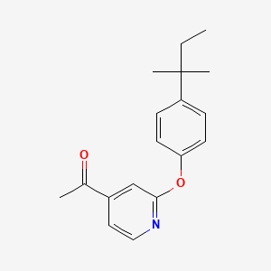 4-Acetyl-2-(4-tert-pentylphenoxy) pyridine