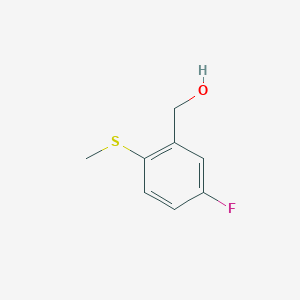 (5-Fluoro-2-methylsulfanylphenyl)methanol