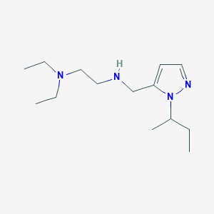 {[1-(butan-2-yl)-1H-pyrazol-5-yl]methyl}[2-(diethylamino)ethyl]amine