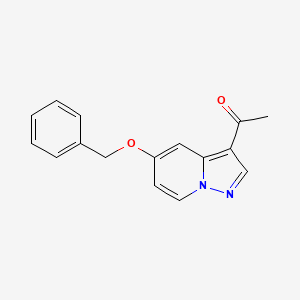 1-(5-Benzyloxypyrazolo[1,5-a]pyridine-3-yl)ethanone