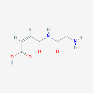 (2Z)-4-(2-aminoacetamido)-4-oxobut-2-enoic acid