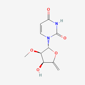 1-[(2R,3R,4S)-4-hydroxy-3-methoxy-5-methylideneoxolan-2-yl]pyrimidine-2,4-dione