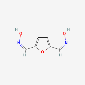 (E)-N-({5-[(E)-(hydroxyimino)methyl]furan-2-yl}methylidene)hydroxylamine