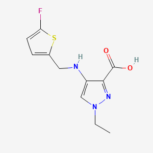 1-ethyl-4-{[(5-fluorothiophen-2-yl)methyl]amino}-1H-pyrazole-3-carboxylic acid