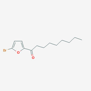 molecular formula C13H19BrO2 B11746973 1-(5-Bromofuran-2-yl)nonan-1-one 