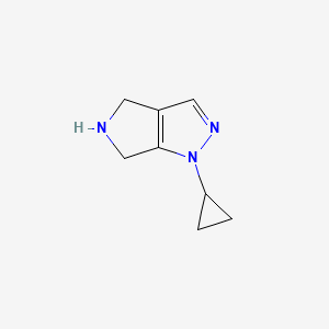 1-cyclopropyl-1H,4H,5H,6H-pyrrolo[3,4-c]pyrazole