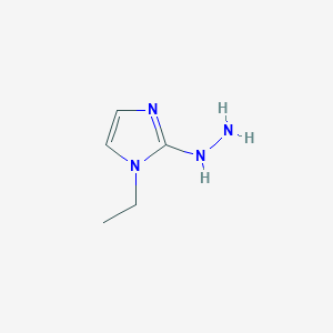 1-ethyl-2-hydrazinyl-1H-imidazole