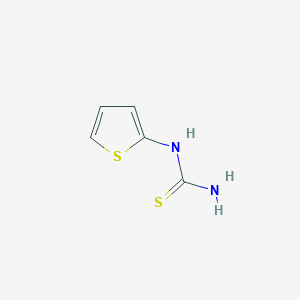 molecular formula C5H6N2S2 B11747054 N-Thiophen-2-ylthiourea CAS No. 61528-51-6