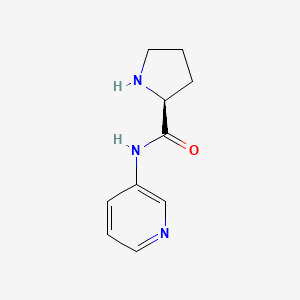 molecular formula C10H13N3O B11747085 (S)-N-(pyridin-3-yl)pyrrolidine-2-carboxamide 