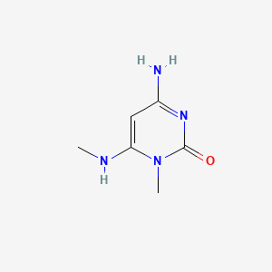 4-amino-1-methyl-6-(methylamino)-2(1H)-pyrimidinone
