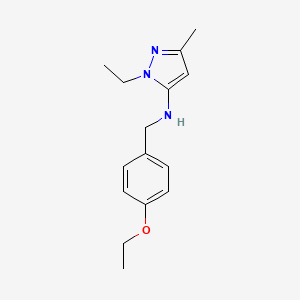 N-[(4-ethoxyphenyl)methyl]-1-ethyl-3-methyl-1H-pyrazol-5-amine