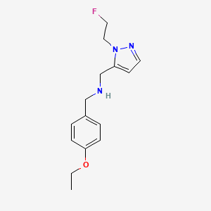 [(4-ethoxyphenyl)methyl]({[1-(2-fluoroethyl)-1H-pyrazol-5-yl]methyl})amine