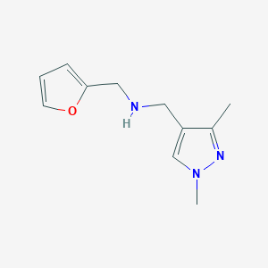 [(1,3-dimethyl-1H-pyrazol-4-yl)methyl][(furan-2-yl)methyl]amine