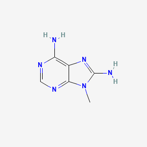 molecular formula C6H8N6 B1174722 6,8-Diamino-9-methyl-9H-purine 