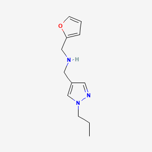 [(furan-2-yl)methyl][(1-propyl-1H-pyrazol-4-yl)methyl]amine