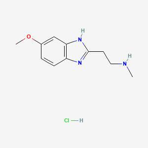 2-(5-Methoxy-1H-benzo[d]imidazol-2-yl)-N-methylethanamine hydrochloride