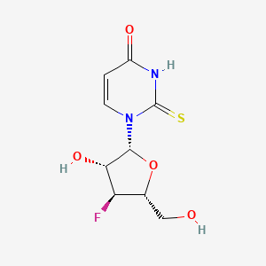 1-[(2R,3R,4S,5R)-4-fluoro-3-hydroxy-5-(hydroxymethyl)oxolan-2-yl]-2-sulfanylidenepyrimidin-4-one