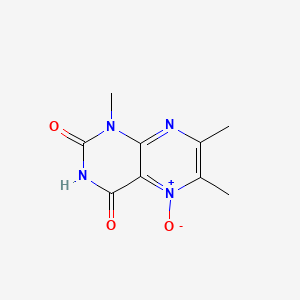 molecular formula C9H10N4O3 B1174733 1,6,7-trimethyl-2,4(1H,3H)-pteridinedione 5-oxide 