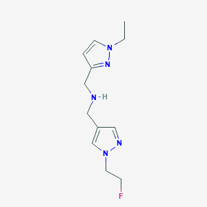 [(1-ethyl-1H-pyrazol-3-yl)methyl]({[1-(2-fluoroethyl)-1H-pyrazol-4-yl]methyl})amine