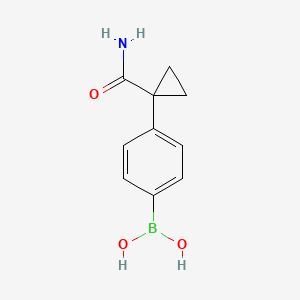 [4-(1-Carbamoylcyclopropyl)phenyl]boronic acid