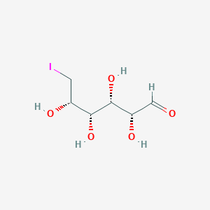 molecular formula C6H11IO5 B11747463 D-Glucose, 6-deoxy-6-iodo- 