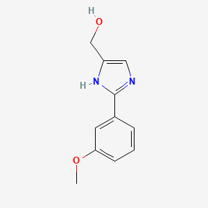 2-(3-Methoxyphenyl)imidazole-4-methanol