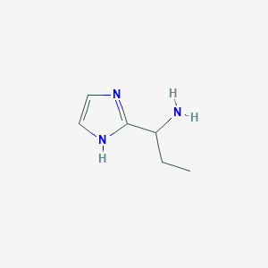 1-(1H-imidazol-2-yl)propan-1-amine