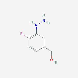 (4-Fluoro-3-hydrazino-phenyl)-methanol