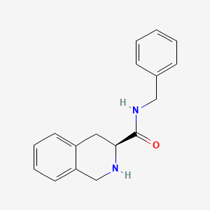 molecular formula C17H18N2O B11747606 (S)-N-benzyl-1,2,3,4-tetrahydroisoquinoline-3-carboxamide 