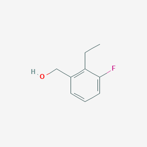 molecular formula C9H11FO B11747731 (2-Ethyl-3-fluoro-phenyl)-methanol 