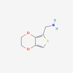 {2H,3H-thieno[3,4-b][1,4]dioxin-5-yl}methanamine