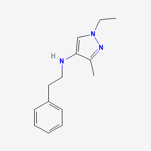 1-ethyl-3-methyl-N-(2-phenylethyl)-1H-pyrazol-4-amine