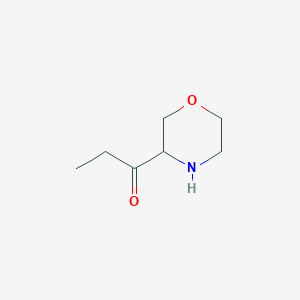 1-(Morpholin-3-yl)propan-1-one