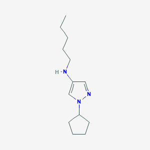 1-cyclopentyl-N-pentyl-1H-pyrazol-4-amine