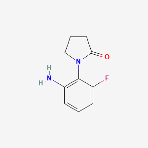 1-(2-Amino-6-fluorophenyl)pyrrolidin-2-one