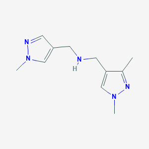 [(1,3-dimethyl-1H-pyrazol-4-yl)methyl][(1-methyl-1H-pyrazol-4-yl)methyl]amine