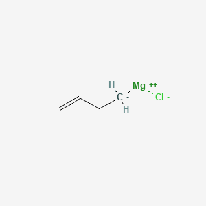 molecular formula C4H7ClMg B11748061 (But-3-en-1-yl)(chloro)magnesium 