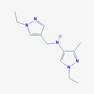 1-Ethyl-N-[(1-ethyl-1H-pyrazol-4-YL)methyl]-3-methyl-1H-pyrazol-4-amine