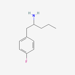 molecular formula C11H16FN B11748093 1-(4-Fluorophenyl)pentan-2-amine 